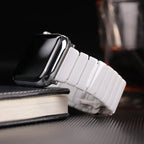 Apple Watch Ceramic Strap - Premium Stainless Steel Clasp