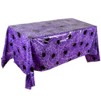 Halloween Decoration Tablecloth Pumpkin Spider Web Plastic Folding Setsholidayparty Hometableclothsuppliesbackdroparrangement Lootquake LLC