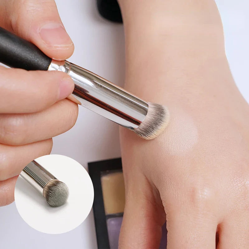 Foundation Concealer Makeup Brushes Angled Seamless Cover Synthetic Dark Circle Liquid Cream Cosmetic Brush Facial Make Up Tools