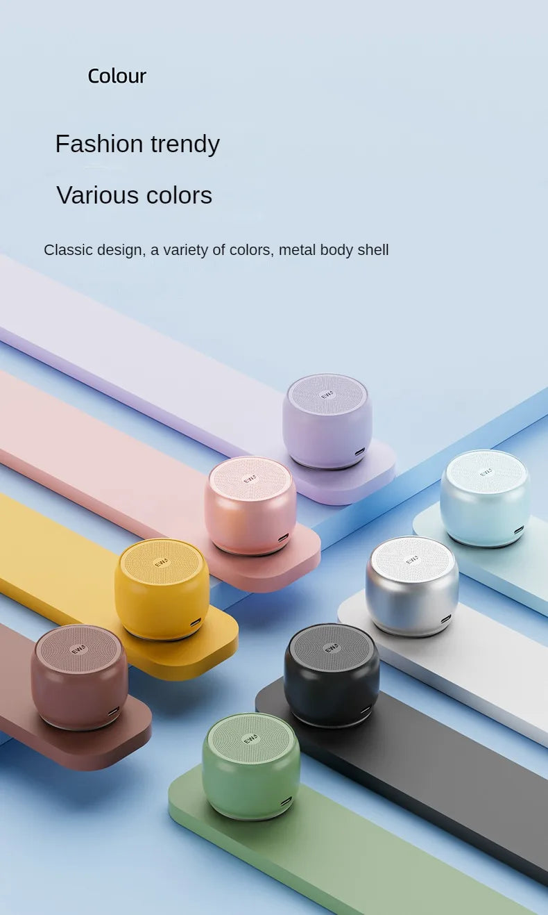 EWA A126 Bluetooth Speaker Mini Portable Aluminum Alloy Heavy Bass High Sound Quality Large Volume Indoor And Outdoor Speakers Lootquake LLC