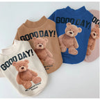 Dog Clothes Dog Costume Pet Clothes Cartoon Bear Pet Shirt  Puppy Clothes Pet Vest Pet Clothes Dog Sport Shirt XS-XXL Lootquake LLC