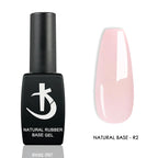 Milky White Rubber Base Gel Polish Nude Pink Base for Gel Varnish Semipermanent Natural Color Gellac Nails Art uv led Enamel Lak Lootquake LLC