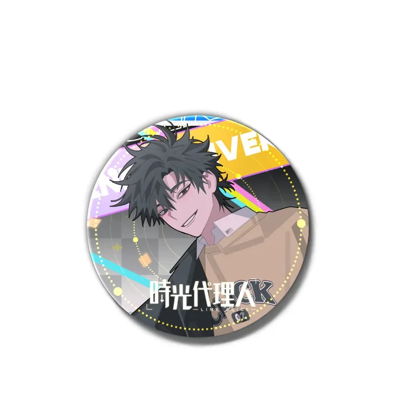 Anime Link Click Charles Lucas Jo Brooch Pin Badges Pins Cosplay Metal Brooches for Women Bag Accesorios Jewelry Fans Gifts