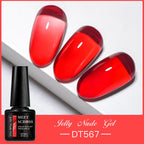 7ml Milky Jelly White Gel Nail Polish Natural Luster Long Lasting Nail Art All for Home DIY Manicure Soak Off UV LED Gel Vernis Lootquake LLC