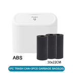 Car Trash Can (with Lid) Contains 60 (300) Garbage Bags, Small Car Trash Can, Leak-proof Mini Car Accessories Lootquake LLC