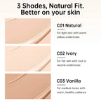 Catkin Phoenix Cushion Foundation Full Coverage, Sheer Satin Finish, Refill Included, Light Beige Lootquake LLC