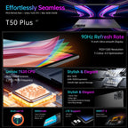 Teclast T50 Plus Tablet, 11 Inches, Unisoc T620, 8 Cores, (6Gb+10Gb)Max.16Gb Ram, 256Gb Rom, 4g Network, Dual Sim, Android 14, 8000Mah, 1920X1200 Ips, Wifi Lootquake LLC