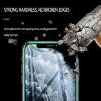Full Cover Luminous Screen Protectors for IPhone 11 12 13 Pro Max Mini Glowing Tempered Glass for IPhone Xs MAX X XR SE Glass Luminous Screen Protectors Tempered-Glass Screen Protector Compatible with iPhone