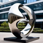 Garden Art Design large sculpture stainless steel statue hand-shaped statue