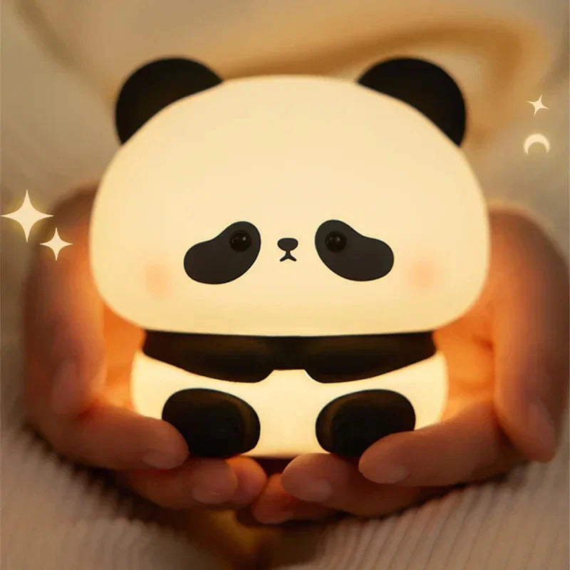 Animal Led Night Light Rechargeable Dimmable Silicone Table Lamp Children's Night Light for Nursery Bedroom Cute Birthday Gift Pi-Mart