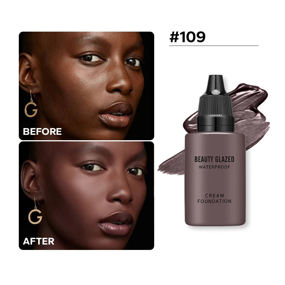 Flawless All Day: 9 Color Waterproof Concealer Foundation For Women Makeup Full Coverage Long Lasting Moisturizing Lootquake LLC