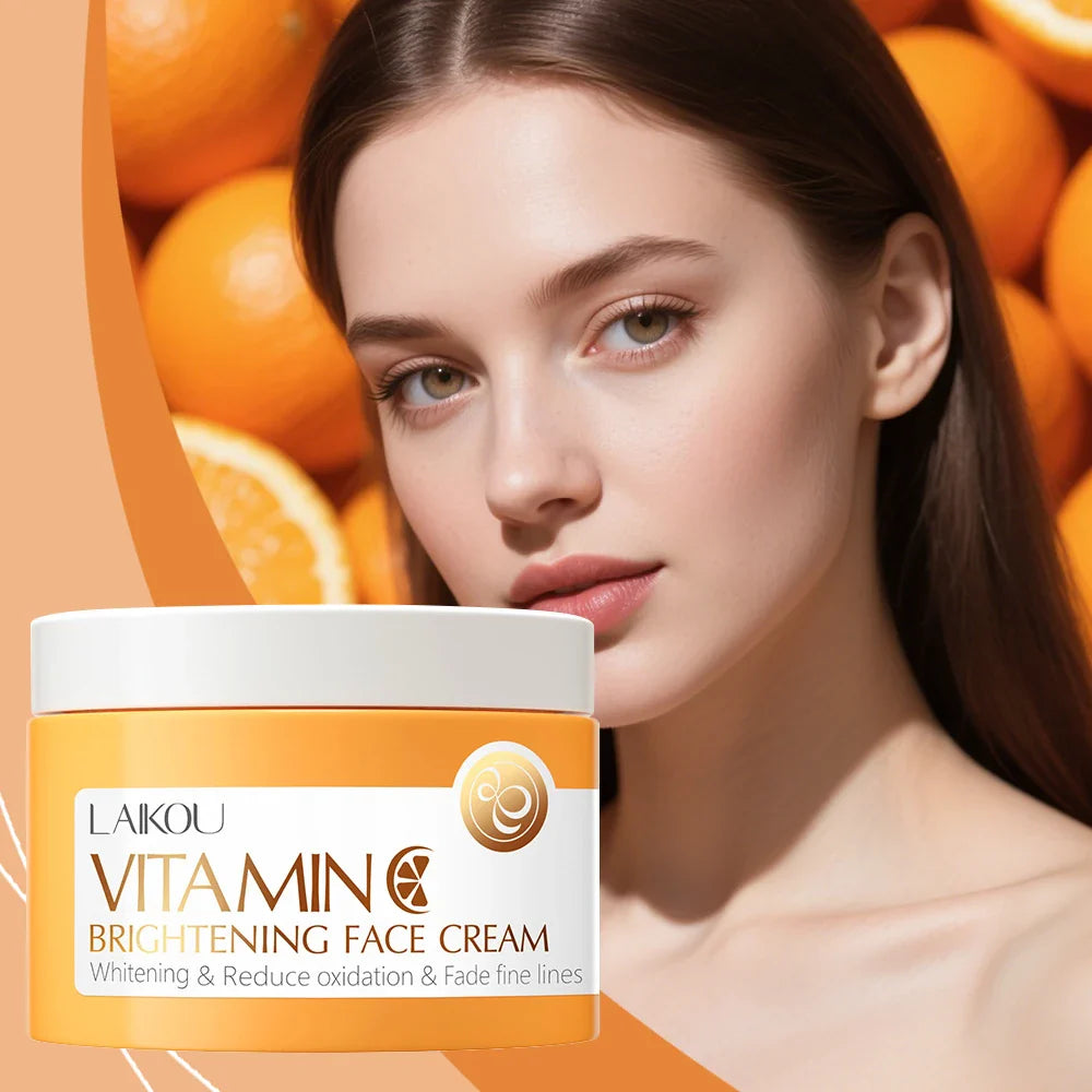 Vitamin C Facial Cream for Hydrating Moisturizing Whitening and Brightening Repair Anti-aging Essence Facial Skin Care Contains Lootquake LLC