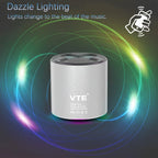 Wireless Speaker Portable Bluetooth 5.3 RGB Light Music Player Long Play TWS Connectivity Mic Subwoofer Mini Outdoor Bass Sound Lootquake LLC