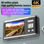 K23 0GB-128GB Dual screen digital camera 4K telescopic lens 16x optical zoom waterproof camera selfie beauty home camera Lootquake LLC
