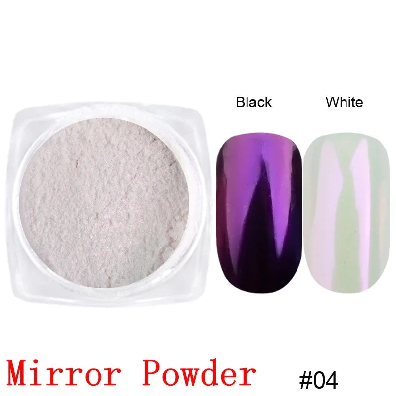 8ml Silver Mirror Metallic Nail Gels Polish UV Soak Off Paint Gel Polish Flower Drawing Gold Superbright Nails Lacquer UV Gel #*