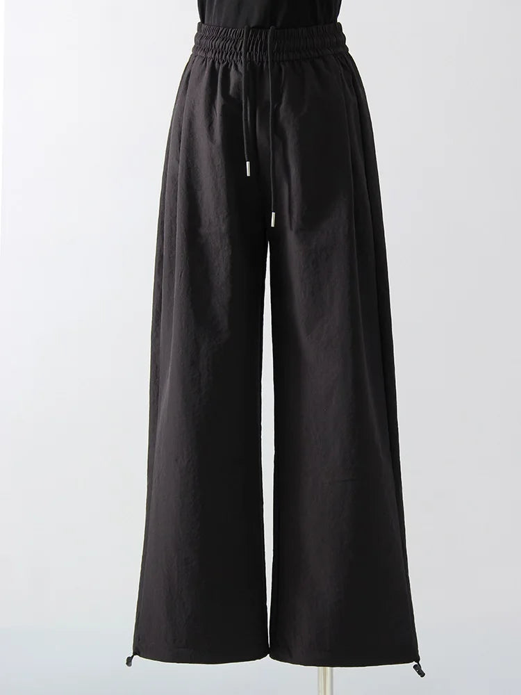 ChicEase High Waist Wide Leg Joggers THRIXINE