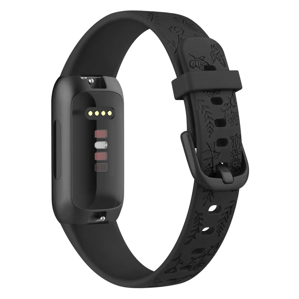 Fitbit Inspire 3 Silicone Band with Designs – Stylish Patterned Strap - SJB-DIAMOND ELITES