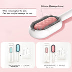 Cat Cleaning Comb Cat Hair Remover to Remove Floating Hair Sticky Fur Universal Pet Grooming Brush for Cat Dog Paired with Wipes Pet Cleaning Hair Removal Comb For Massaging And Removing Loose Hair Stevvex