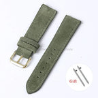 Polar Suede Leather Watch Strap For Polar Smartwatch - Handmade Quick Release