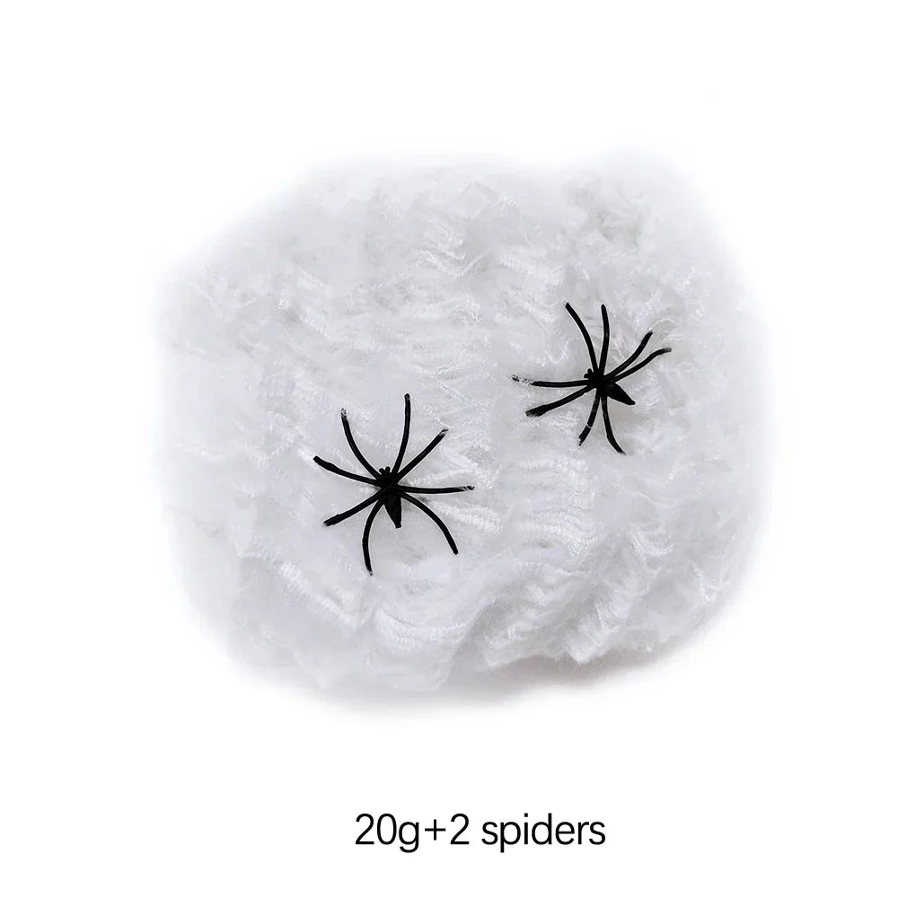 Halloween Decoration Party Accessories Decorations for Events Scream Festa Spider Web Black Outdoor Props Haunted House Spider Lootquake LLC