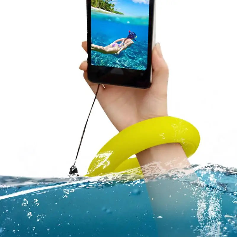 Floating Wrist Strap Waterproof Camera Universal Bright Colored Foam For Camera Cell Phone Lightweight Swimming Pool Floater Lootquake LLC