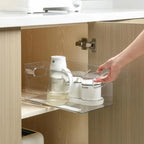 2PCS Home Storage Rack Track Closet Slide Home Kitchen Bedroom Storage Accessories Pullout Track Drawer Basket Pull Rail Slides Lootquake LLC