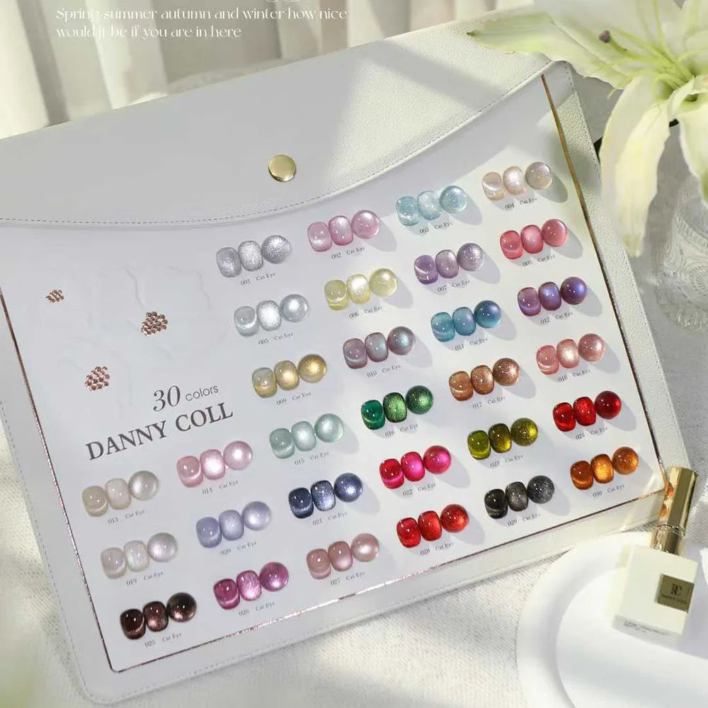 High End Glitter Cat Eye Gel Nail Polish Set Semi-Permanent Hybrid Magnet Gel UV LED Cat's Eye Nail Varnishes For Nail Art 15ml Lootquake LLC