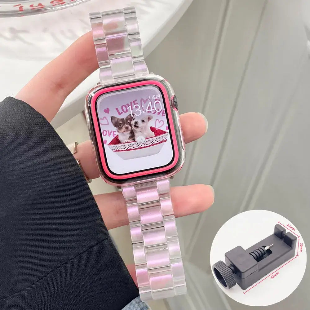 Apple Watch Resin Strap - Stylish, Durable Design - SJB-DIAMOND ELITES