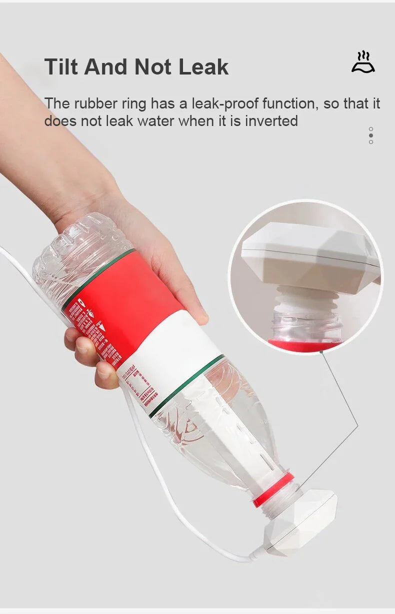 LED Lamp Air Humidifier USB Essential Oil Diffuser Car Purifier Aroma Anion Mist Maker with Romantic Light Portable Humidifier Lootquake LLC