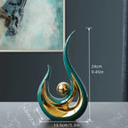 Ceramic Sculptures Ornaments Home Modern Decoration Abstract Statue Room Art Decor Luxury Porcelain Figurine Table Accessories Lootquake LLC