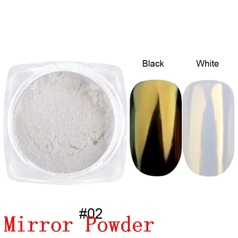 8ml Silver Mirror Metallic Nail Gels Polish UV Soak Off Paint Gel Polish Flower Drawing Gold Superbright Nails Lacquer UV Gel #*