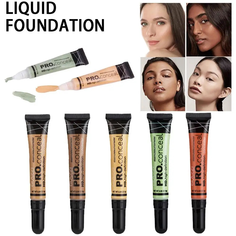 Hose Liquid Foundation Matte Nude Makeup Facial Foundation Highlight Concealer Oil Control Full Coverage Foundation for Brighten Lootquake LLC