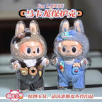 LABUBU V1 V2 transparent protective shell macaron standing protective cover dust cover doll labubu protector case Lootquake LLC
