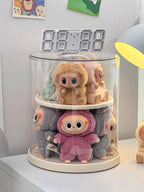 Labubu Rotating Display Box, Transparent Acrylic, Plush Doll Hand-Made Dust-Proof Labubu Pendant Storage Box. Lootquake LLC
