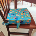 Baby Dining Chair Booster Cushion Removable Kids Highchair Seat Pad Star Chair Heightening Cushion Child Chair Waterproof Seat Lootquake LLC