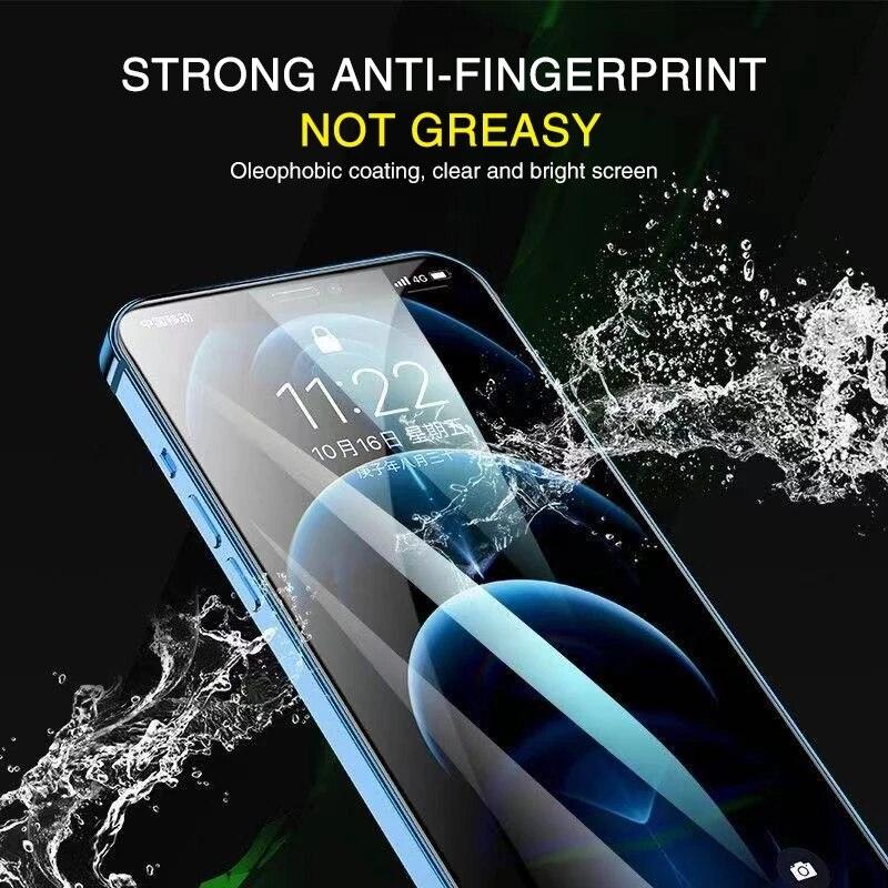 2Pcs Film for IPhone 12 13 Pro Max Mini Screen Protectors for IPhone 11 14 Pro XS Max X XR 6 6s 7 8 Plus SE Not Glass Anti-Scratch Eye-Protection HD Clear film Screen Protector Stevvex