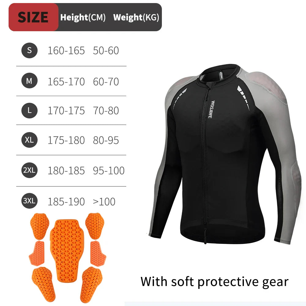 Motorcycle Clothing Armor Men Protective Gear - SJB-DIAMOND ELITES