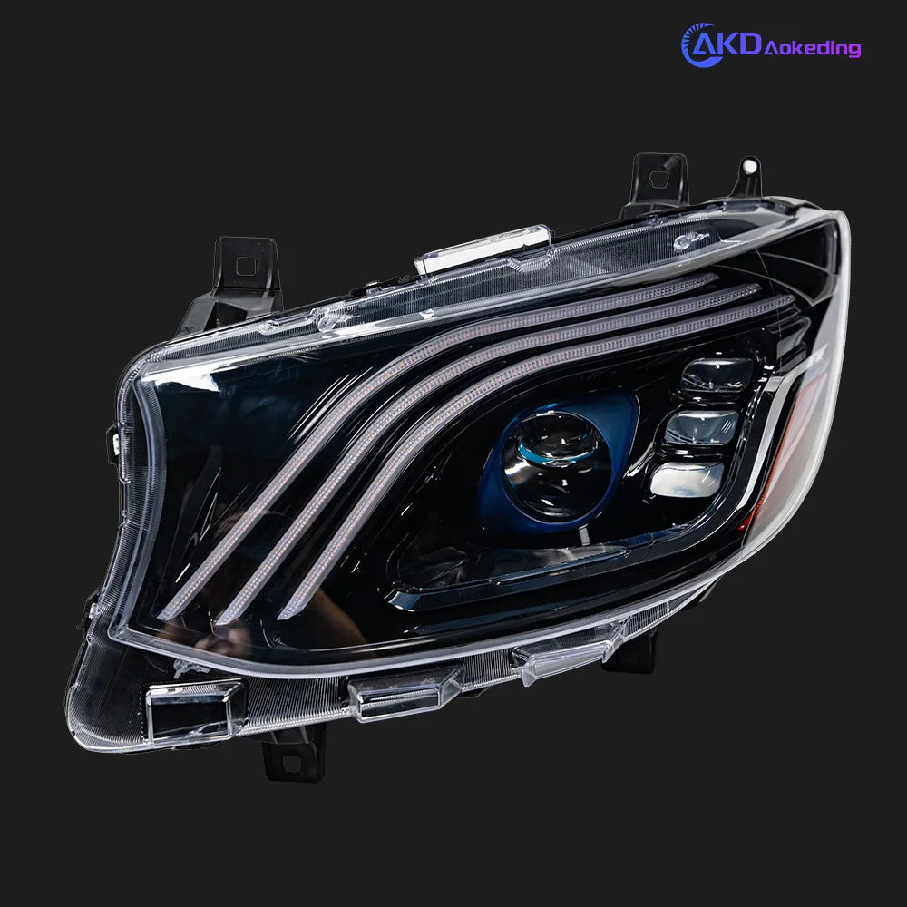 AKD Car Lights for Benz Sprinter Headlight Projector Lens Maybach Style Head Lamp DRL Automotive Accessories Lootquake LLC