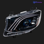 AKD Car Lights for Benz Sprinter Headlight Projector Lens Maybach Style Head Lamp DRL Automotive Accessories Lootquake LLC