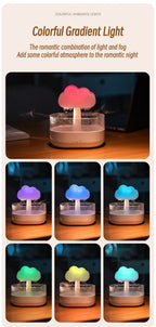 Mi Mushroom Air Humidifier Wireless Fragrance Diffuser Bedroom Essential Oils Diffuser Rain Cloud Night Light Home Appliance Lootquake LLC