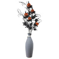 2025 Halloween Decoration Flower Black Terrifying Pumpkin Head Bouquet For Teapoy Dining Table Fireplace Home Party Decor Props