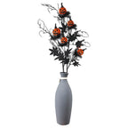 2025 Halloween Decoration Flower Black Terrifying Pumpkin Head Bouquet For Teapoy Dining Table Fireplace Home Party Decor Props