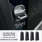 1/4pcs Car Door Shock Absorber Universal Car Door Buckle Soundproof Deadener Damper Cushion Anti-Vibration Buffer Pad 2026 New