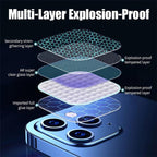 4Pc Camera Lens Protector For iPhone 14 13 12 Pro Max Full Cover Tempered Glass For iPhone 13 12 Mini Camera Protector Lens Film Camera Protective Glass For iphone Stevvex