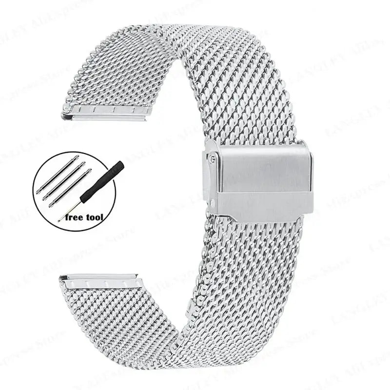 Ticwatch Milanese Mesh Band - Premium Stylish Design - SJB-DIAMOND ELITES