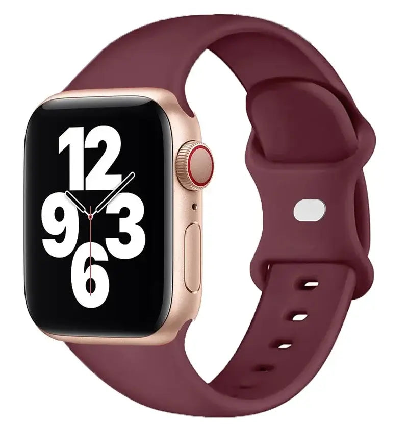 Apple Watch Silicone Band - Soft Waterproof Flexible Strap - SJB-DIAMOND ELITES