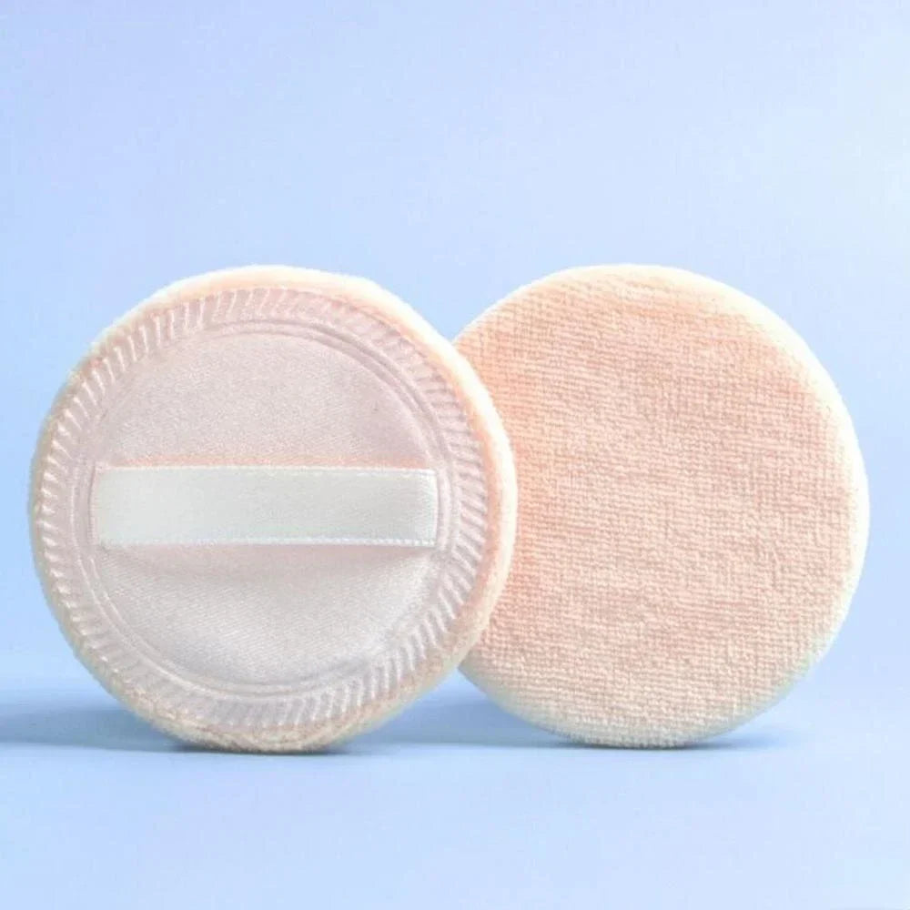 6pcs Round Facial Powder Foundation Puff ,Portable Soft Cosmetic Puff For Makeup Application, Beauty Tool Essential Make Up Lootquake LLC