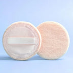 6pcs Round Facial Powder Foundation Puff ,Portable Soft Cosmetic Puff For Makeup Application, Beauty Tool Essential Make Up Lootquake LLC