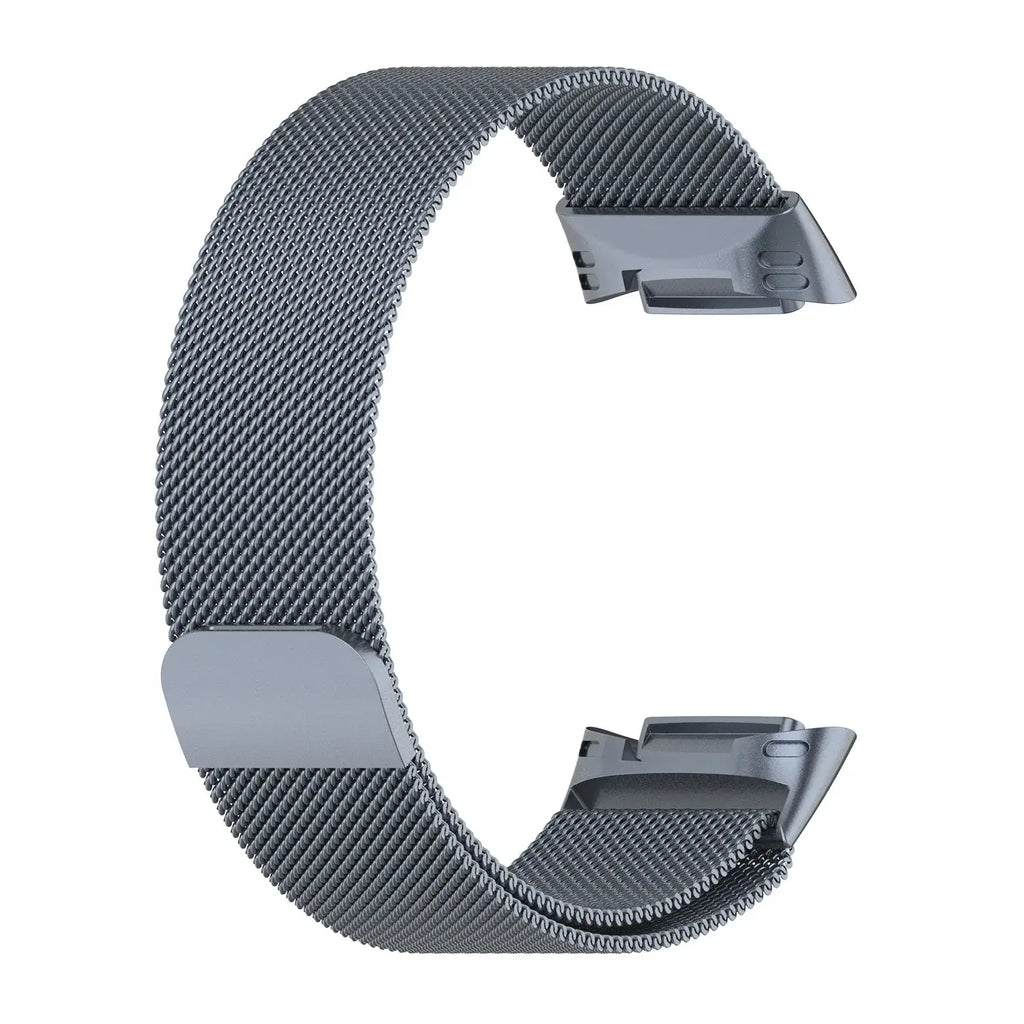 Fitbit Charge 5 6 Stainless Steel Magnetic Band - Stylish Durable - SJB-DIAMOND ELITES