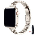 Apple Watch Stainless Steel Band - Sleek Durable Style - SJB-DIAMOND ELITES